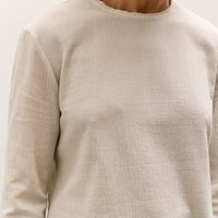 Lauren Manoogian Raw Apron Top, Chalk