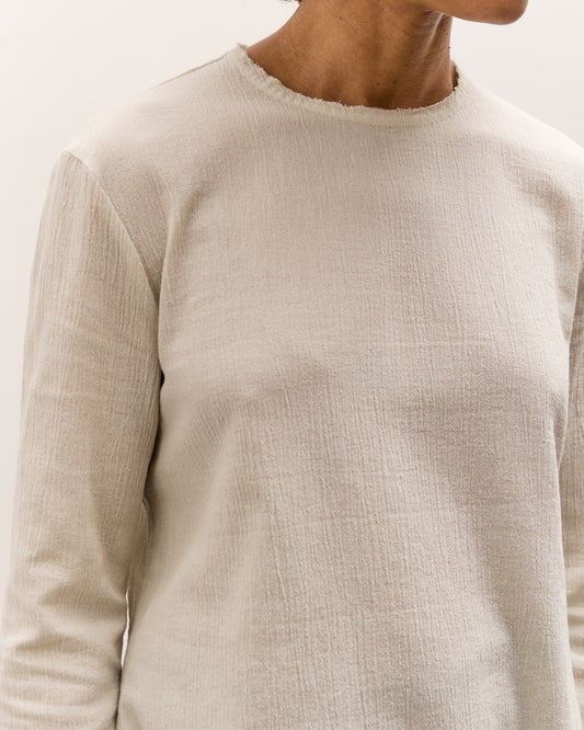 Lauren Manoogian Raw Apron Top, Chalk