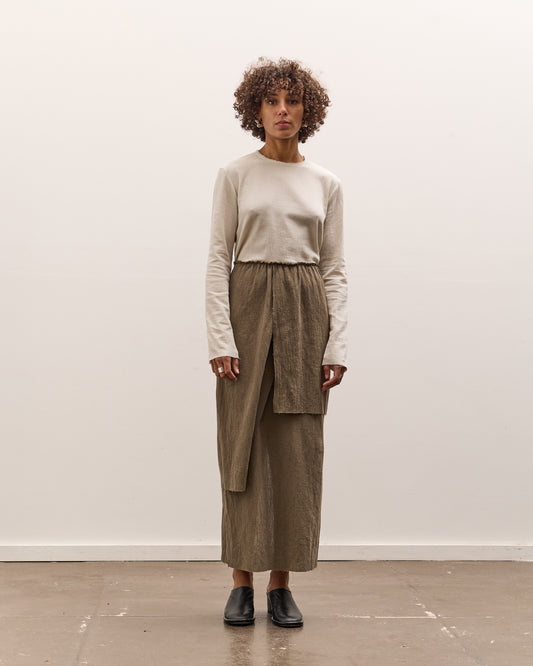 Lauren Manoogian Raw Layer Skirt, Clay