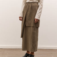 Lauren Manoogian Raw Layer Skirt, Clay