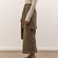 Lauren Manoogian Raw Layer Skirt, Clay