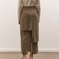 Lauren Manoogian Raw Layer Skirt, Clay