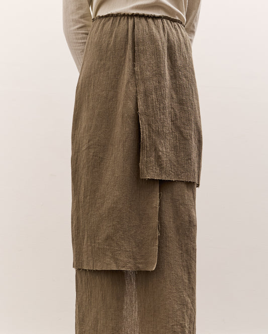 Lauren Manoogian Raw Layer Skirt, Clay