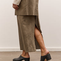 Lauren Manoogian Raw Layer Skirt, Clay