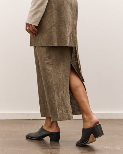 Lauren Manoogian Raw Layer Skirt, Clay