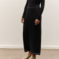 Lauren Manoogian Stitch Fold Pants, Black Melange