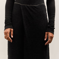 Lauren Manoogian Stitch Fold Pants, Black Melange