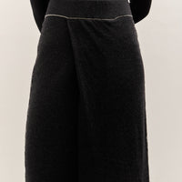 Lauren Manoogian Stitch Fold Pants, Black Melange
