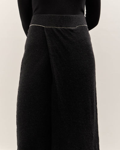 Lauren Manoogian Stitch Fold Pants, Black Melange