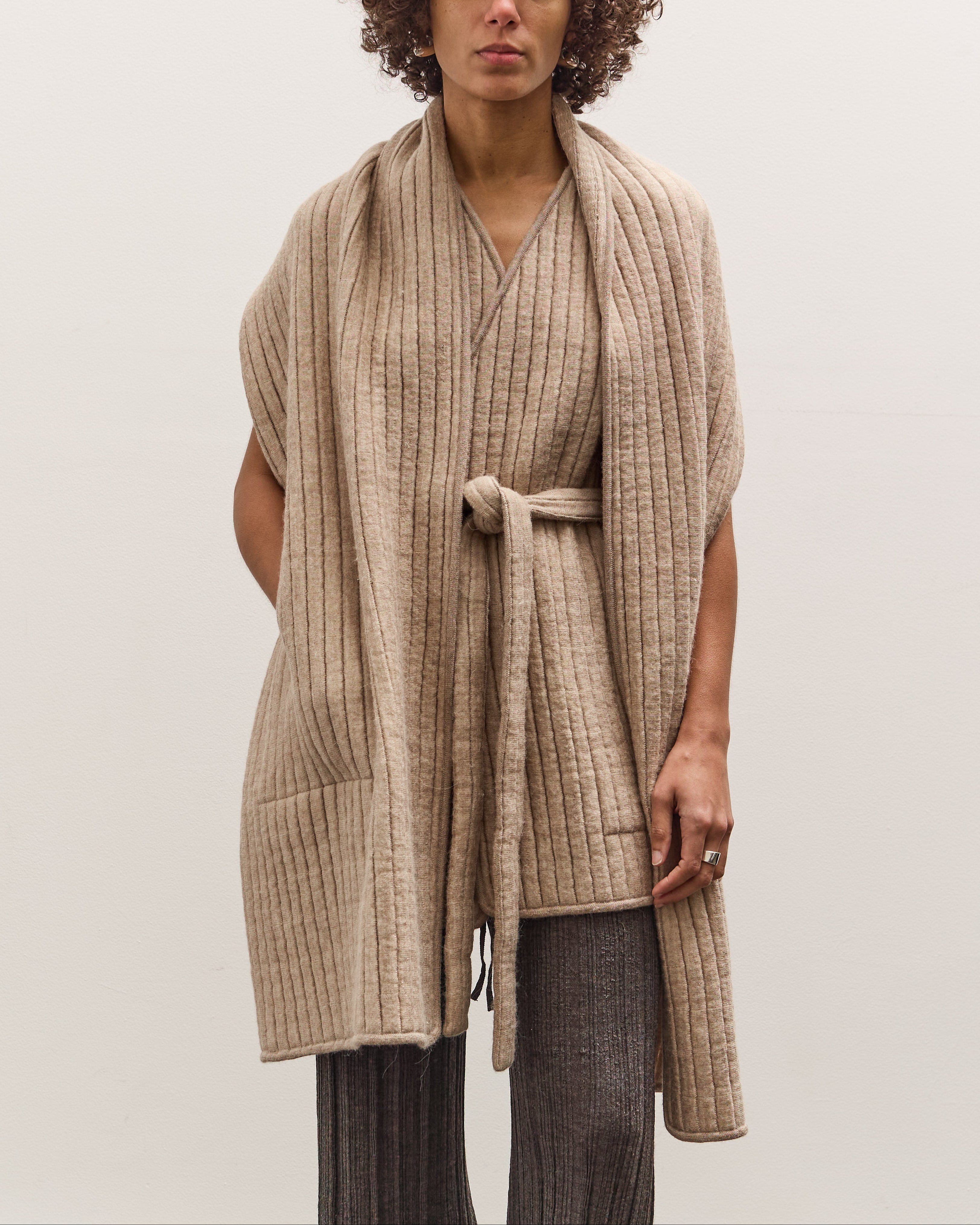 LAUREN MANOOGIAN HANDWOVENストールポンチョ Lauren Manoogian Tami Stole, Oak – Glasswing