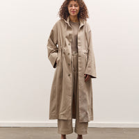 Lauren Manoogian Hooded Trench, Washed Moth