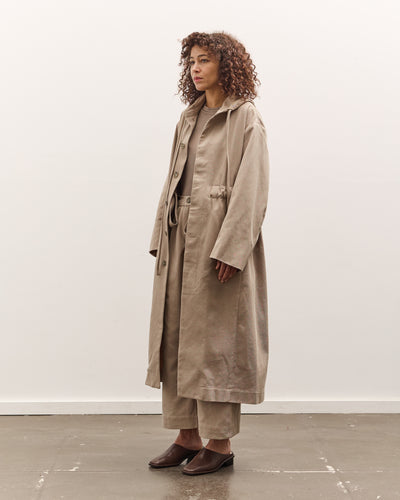 Lauren Manoogian Hooded Trench, Washed Moth
