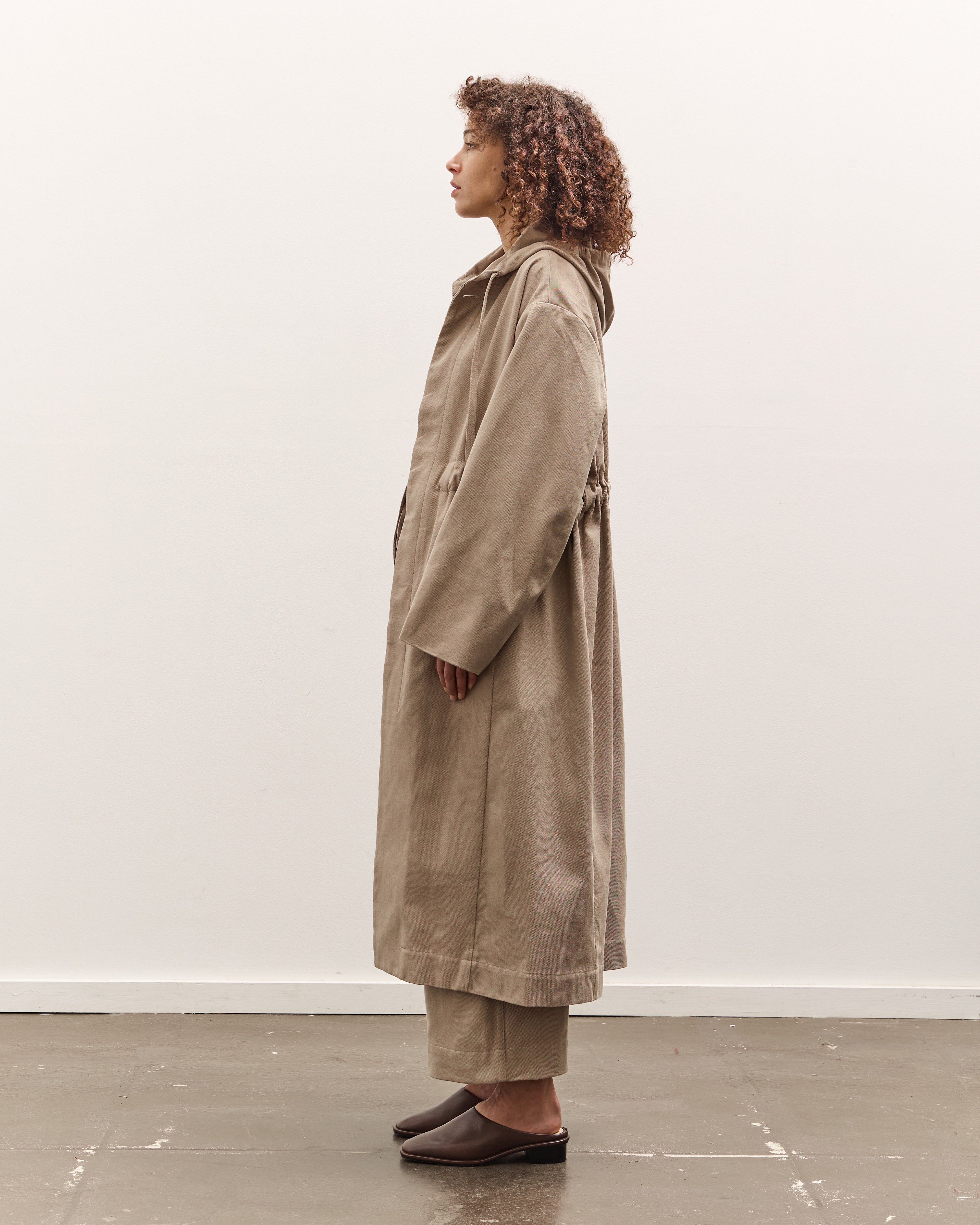 Lauren Manoogian Hooded Trench, Washed Moth – Glasswing