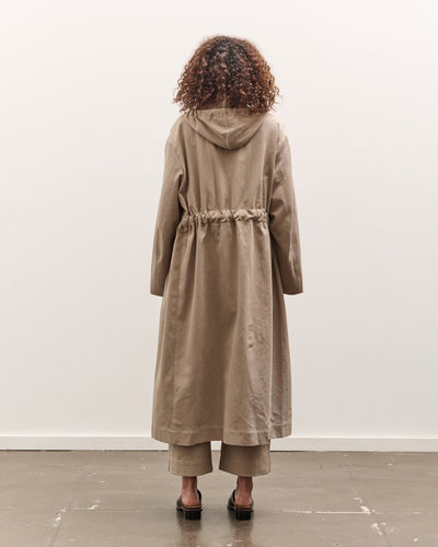 Lauren Manoogian Hooded Trench, Washed Moth