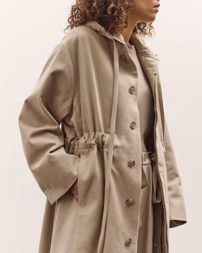 Lauren Manoogian Hooded Trench, Washed Moth