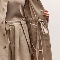 Lauren Manoogian Hooded Trench, Washed Moth