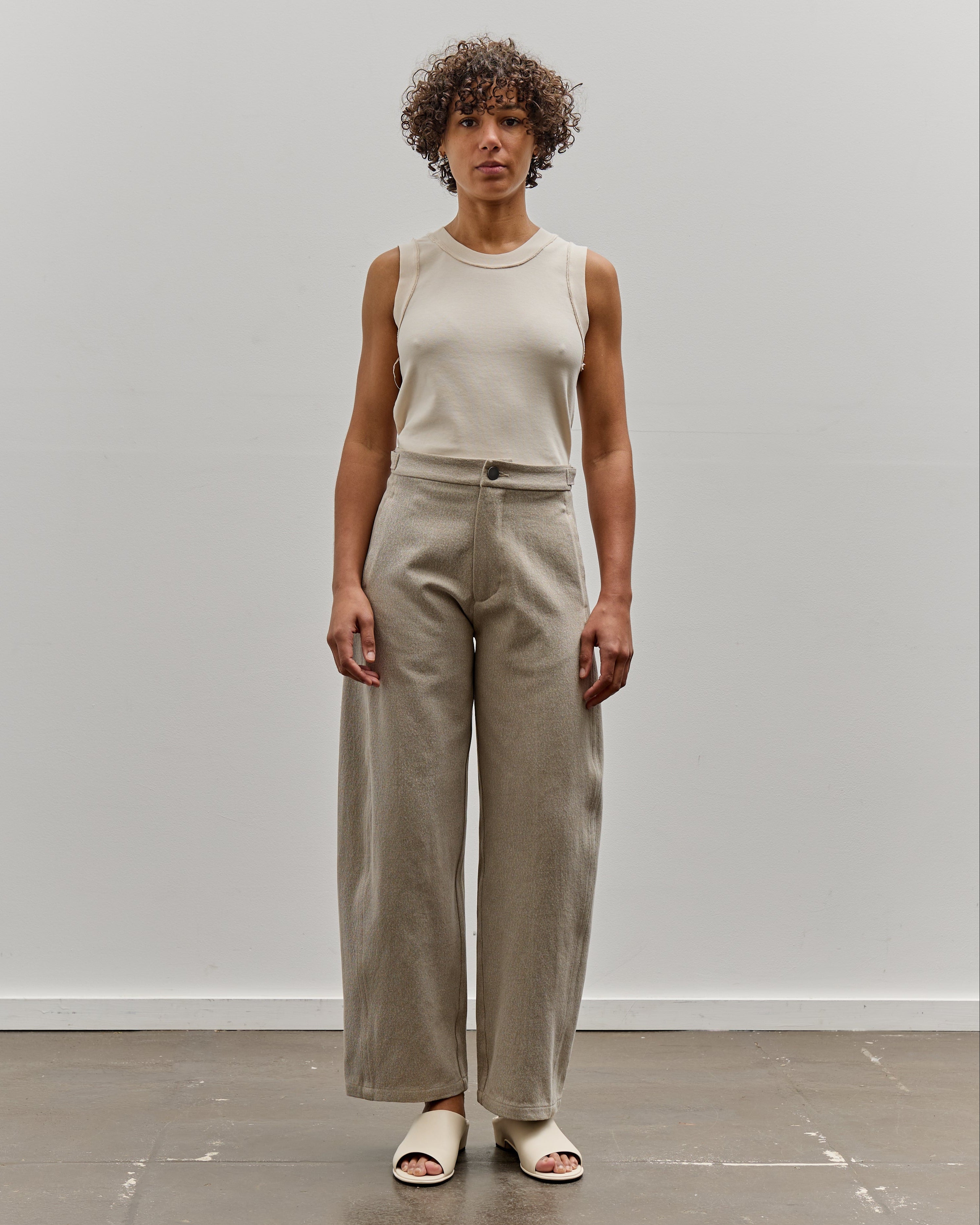 パンツ LAUREN MANOOGIAN KNIT PANTS Baby Alpaca & Wool Fine Arch Pants – La Garçonne