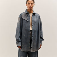 Lauren Manoogian Worn Gaiter Shirt, Worn Denim