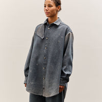 Lauren Manoogian Worn Gaiter Shirt, Worn Denim