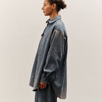 Lauren Manoogian Worn Gaiter Shirt, Worn Denim
