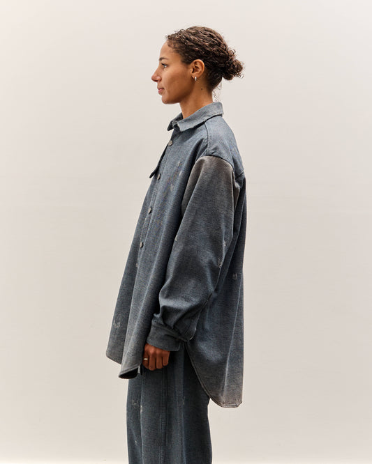 Lauren Manoogian Worn Gaiter Shirt, Worn Denim