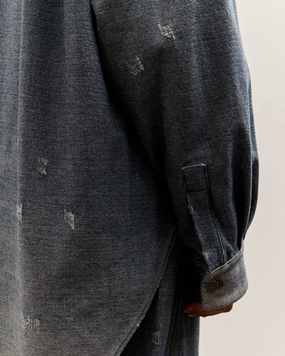 Lauren Manoogian Worn Gaiter Shirt, Worn Denim