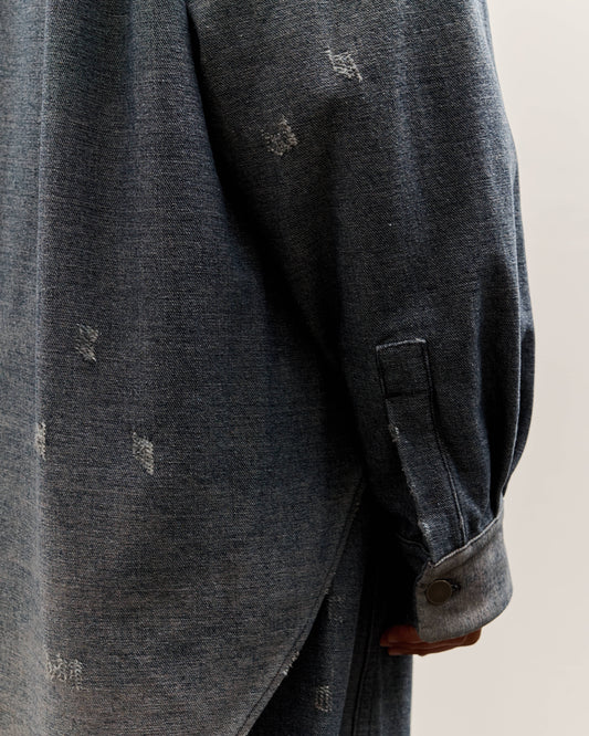 Lauren Manoogian Worn Gaiter Shirt, Worn Denim