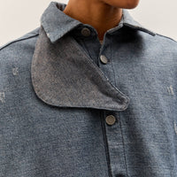 Lauren Manoogian Worn Gaiter Shirt, Worn Denim