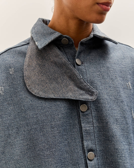 Lauren Manoogian Worn Gaiter Shirt, Worn Denim