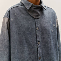 Lauren Manoogian Worn Gaiter Shirt, Worn Denim