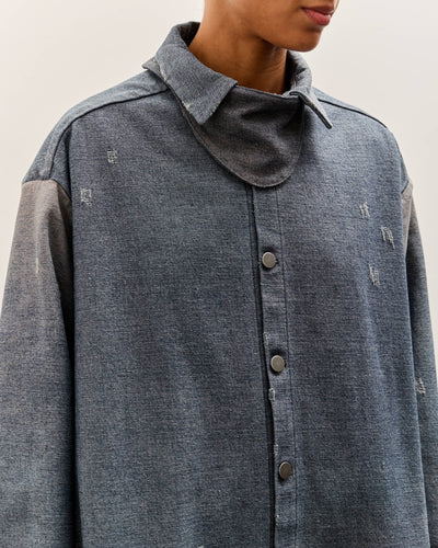 Lauren Manoogian Worn Gaiter Shirt, Worn Denim
