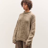 Lauren Manoogian Handknit Paint Rollneck, Tobacco Paint
