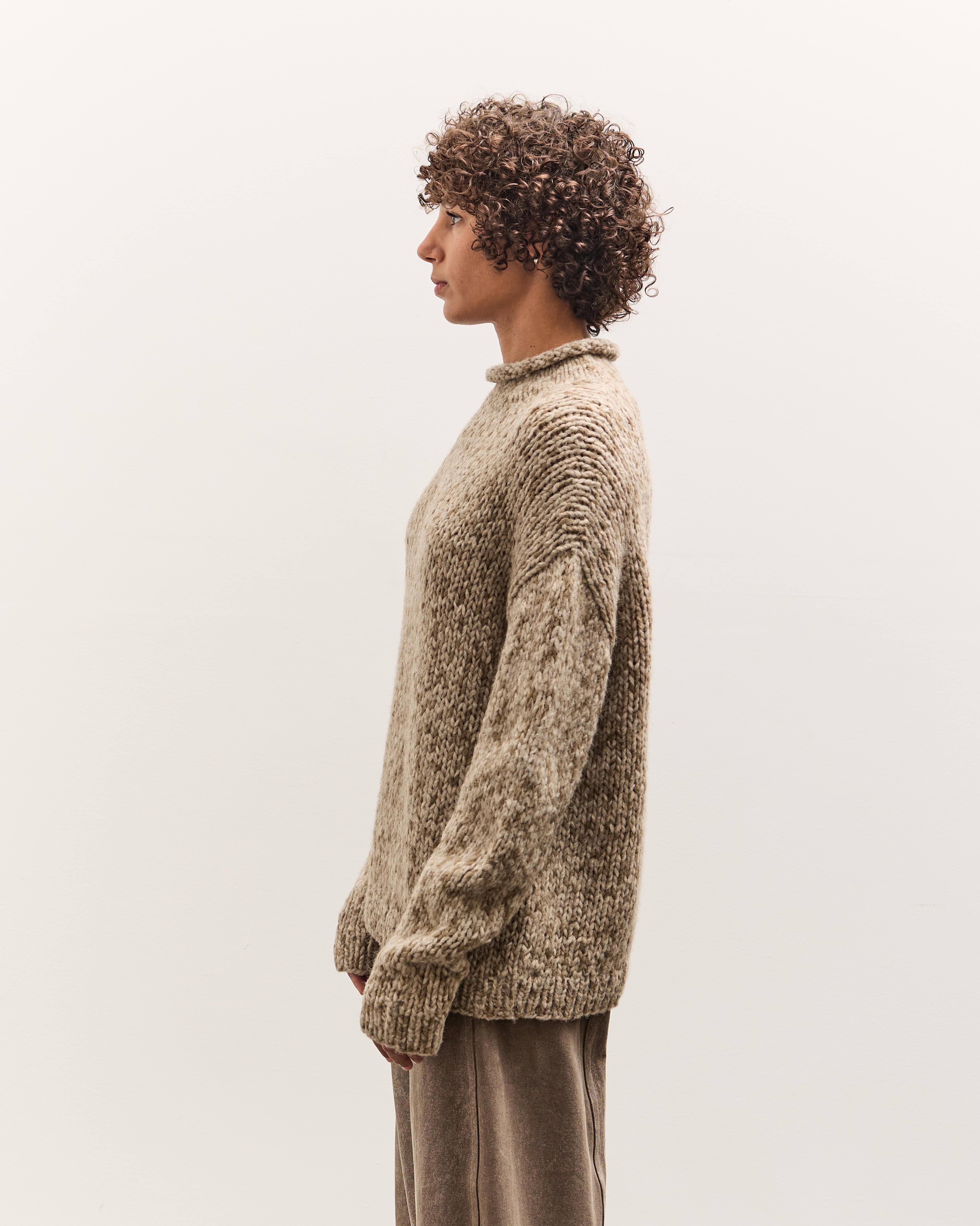 Lauren Manoogian Handknit Paint Rollneck, Tobacco Paint – Glasswing