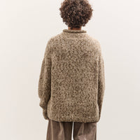 Lauren Manoogian Handknit Paint Rollneck, Tobacco Paint