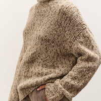 Lauren Manoogian Handknit Paint Rollneck, Tobacco Paint