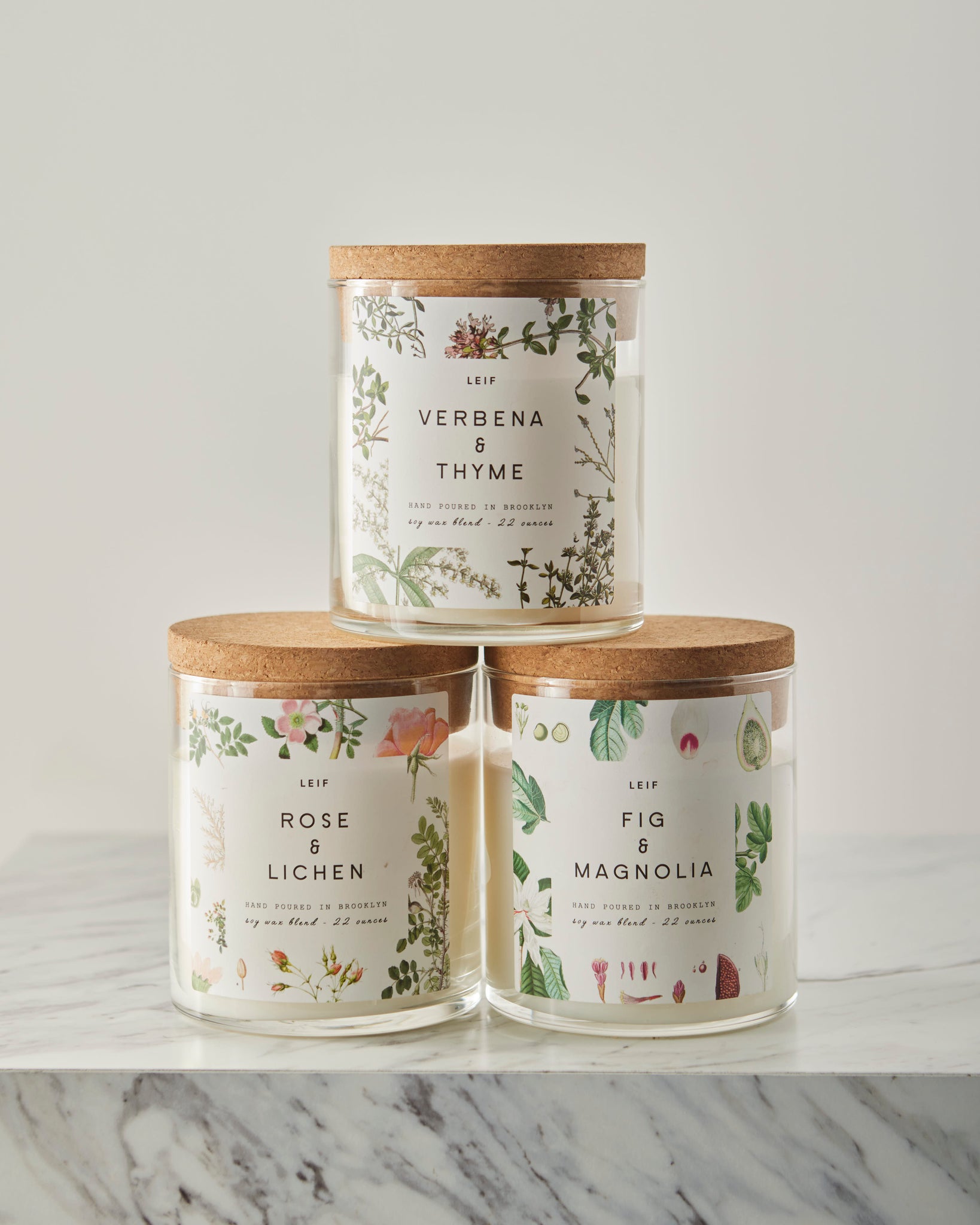 Soy Candle - Scented Candles - thyme candle