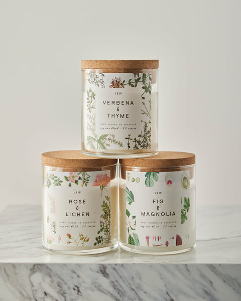 Leif Botanist Candle | Glasswing Shop