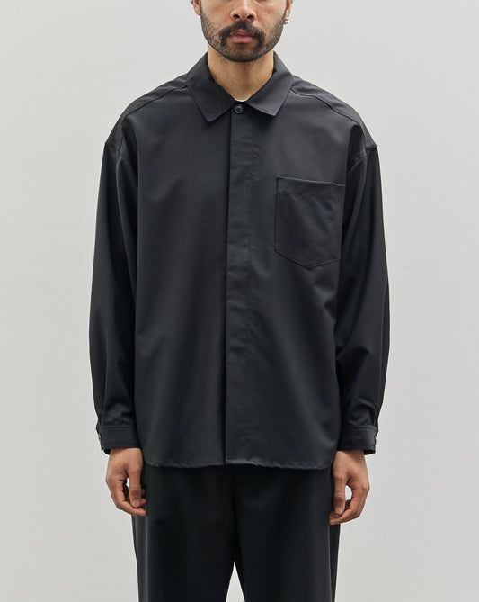 Lownn Minimal Shirt LS, Black