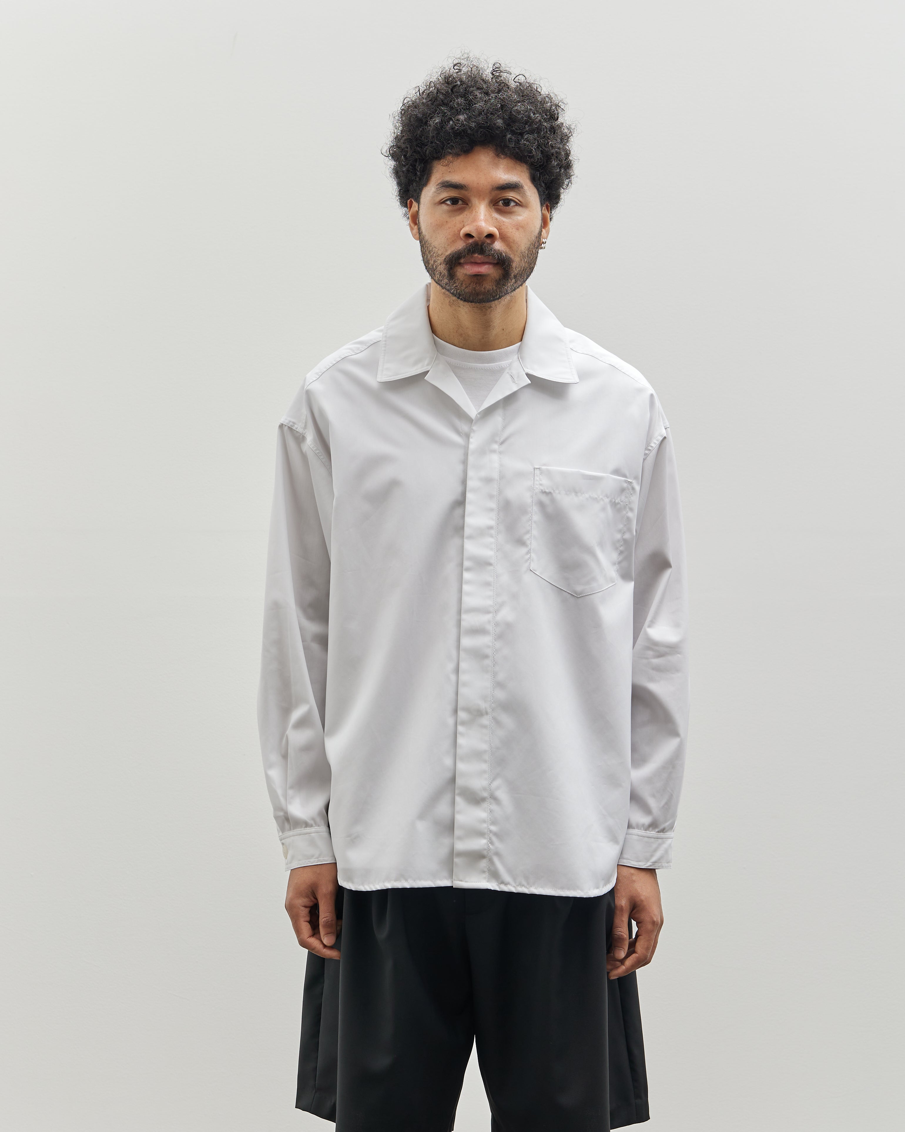 Lownn Minimal Shirt LS, White – Glasswing