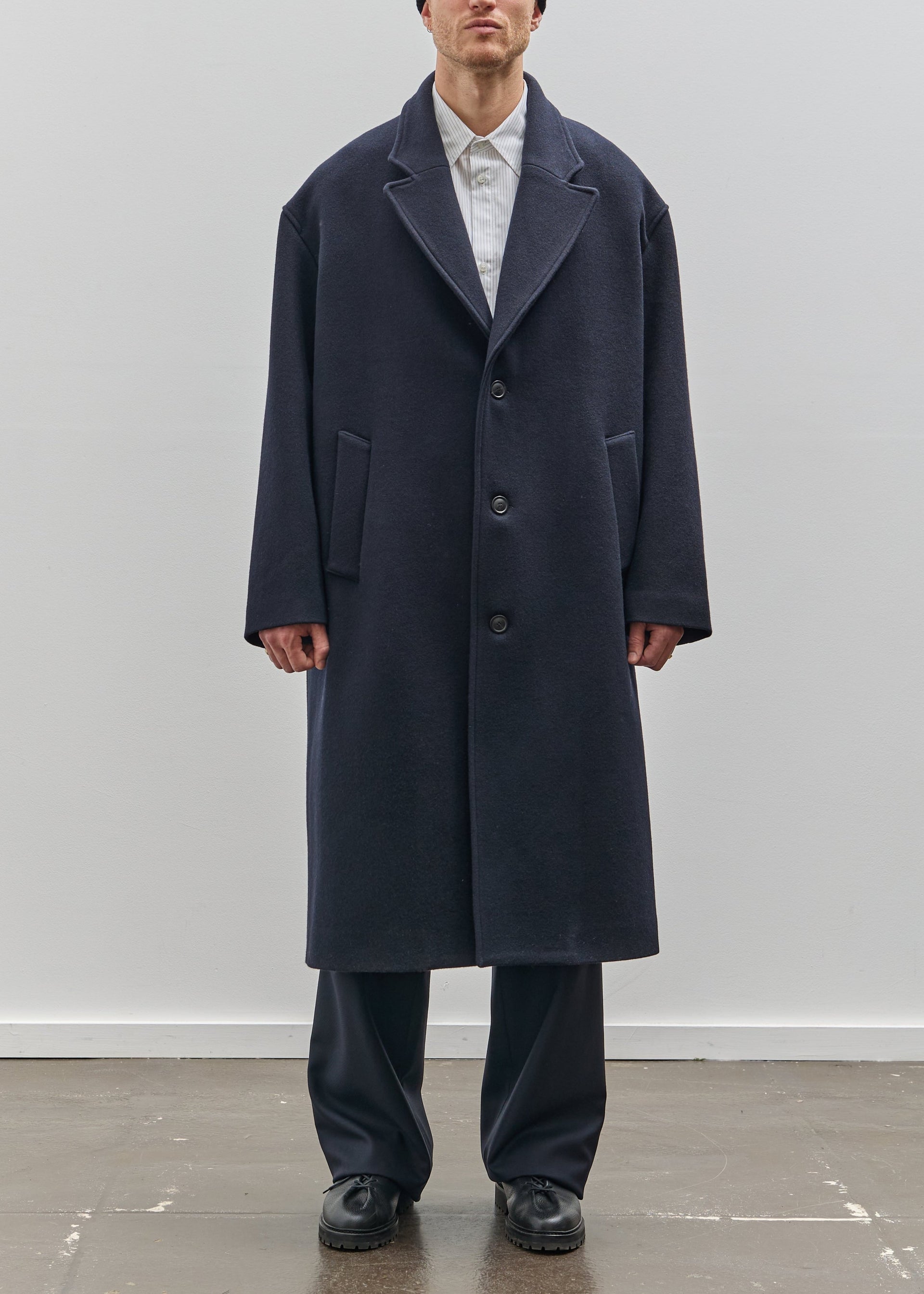 PHINGERIN / COAT ALL / NAVY PHINGERIN フィンガリン FW25 PG1 SHORT  