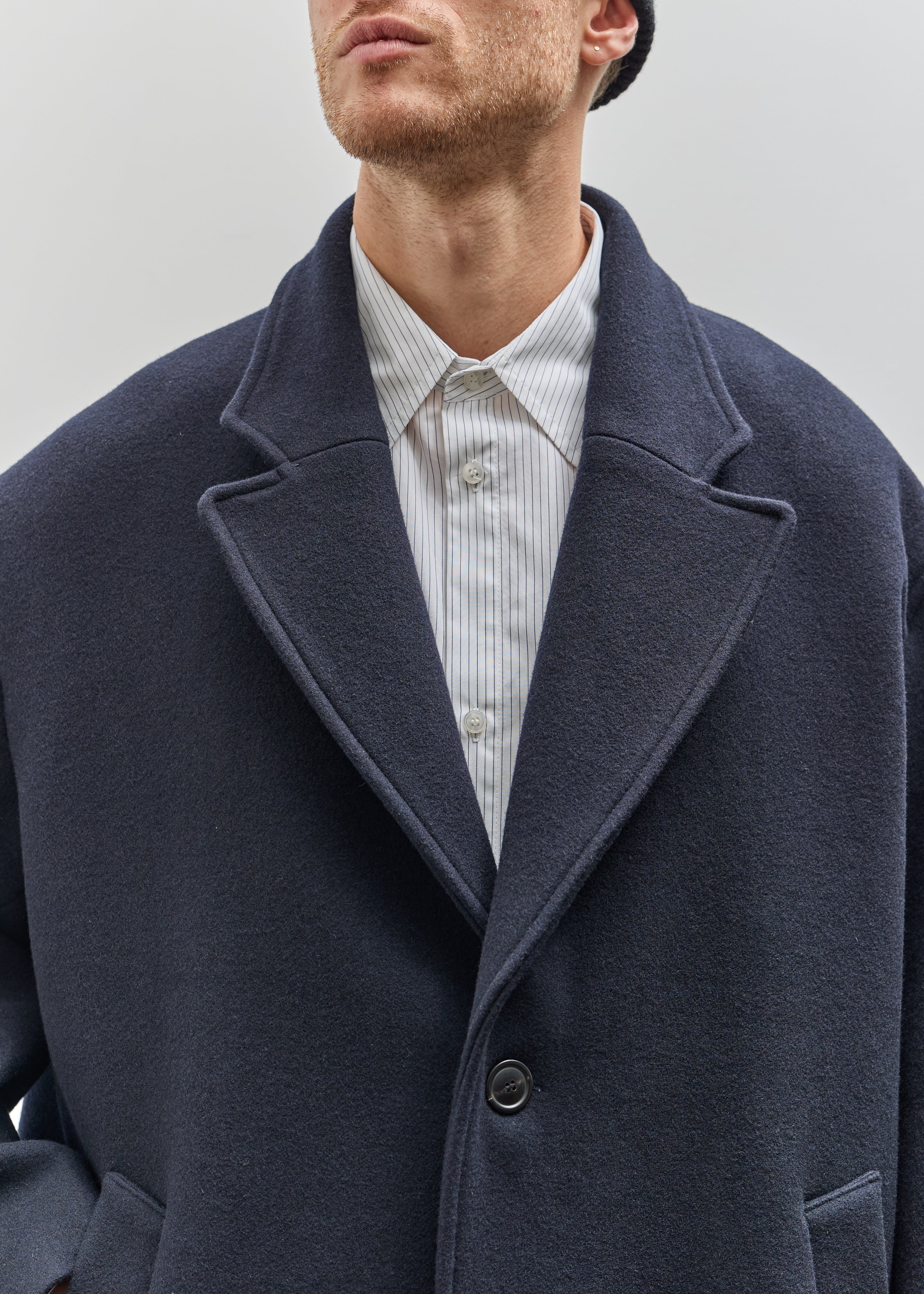 【lownn】 cashmere wool jacket Lownn Wool Workwear Jacket, Brown – Glasswing