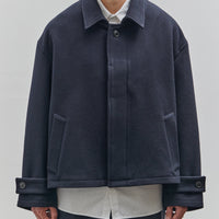 Lownn Short Mac Coat, Navy