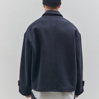 Lownn Short Mac Coat, Navy