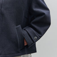 Lownn Short Mac Coat, Navy