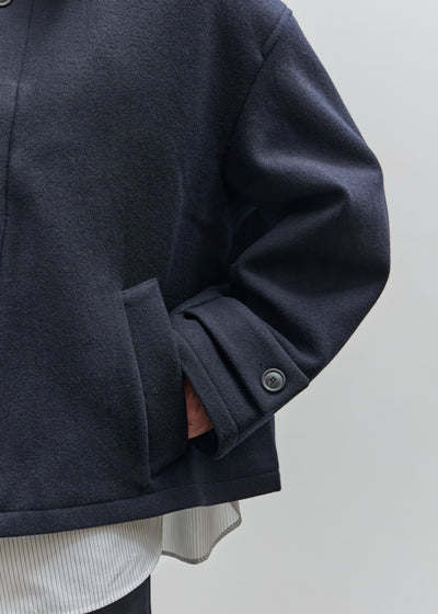 Lownn Short Mac Coat, Navy