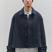 Lownn Short Mac Coat, Navy