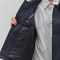 Lownn Short Mac Coat, Navy