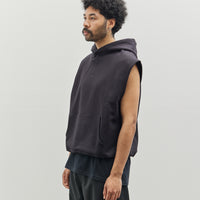 Lownn Sleeveless Hoody, Black