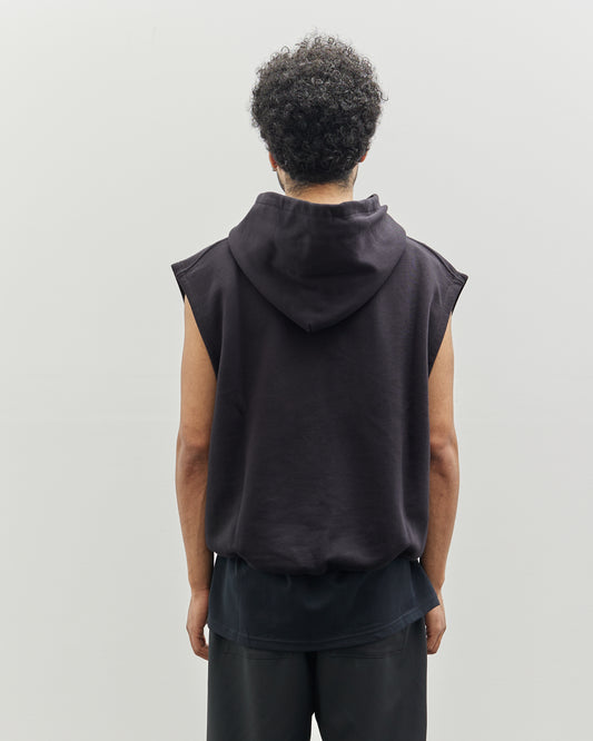 Lownn Sleeveless Hoody, Black