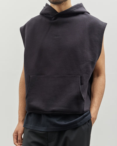 Lownn Sleeveless Hoody, Black